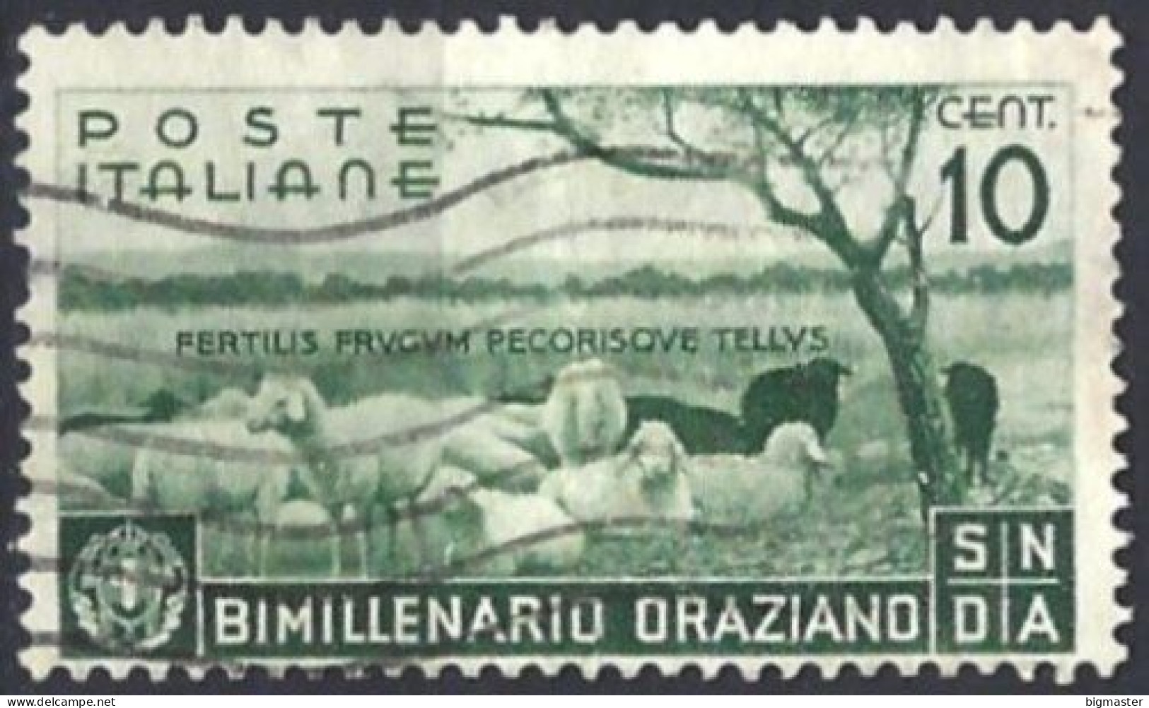 1935 Regno D'Italia U IT398 Bimillenario Oraziano Fu - Oblitérés