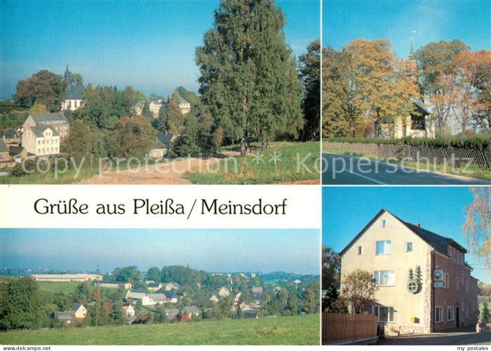 73180378 Pleissa Kirche Meinsdorf Gaststaette Tannmuehle Pleissa - Limbach-Oberfrohna