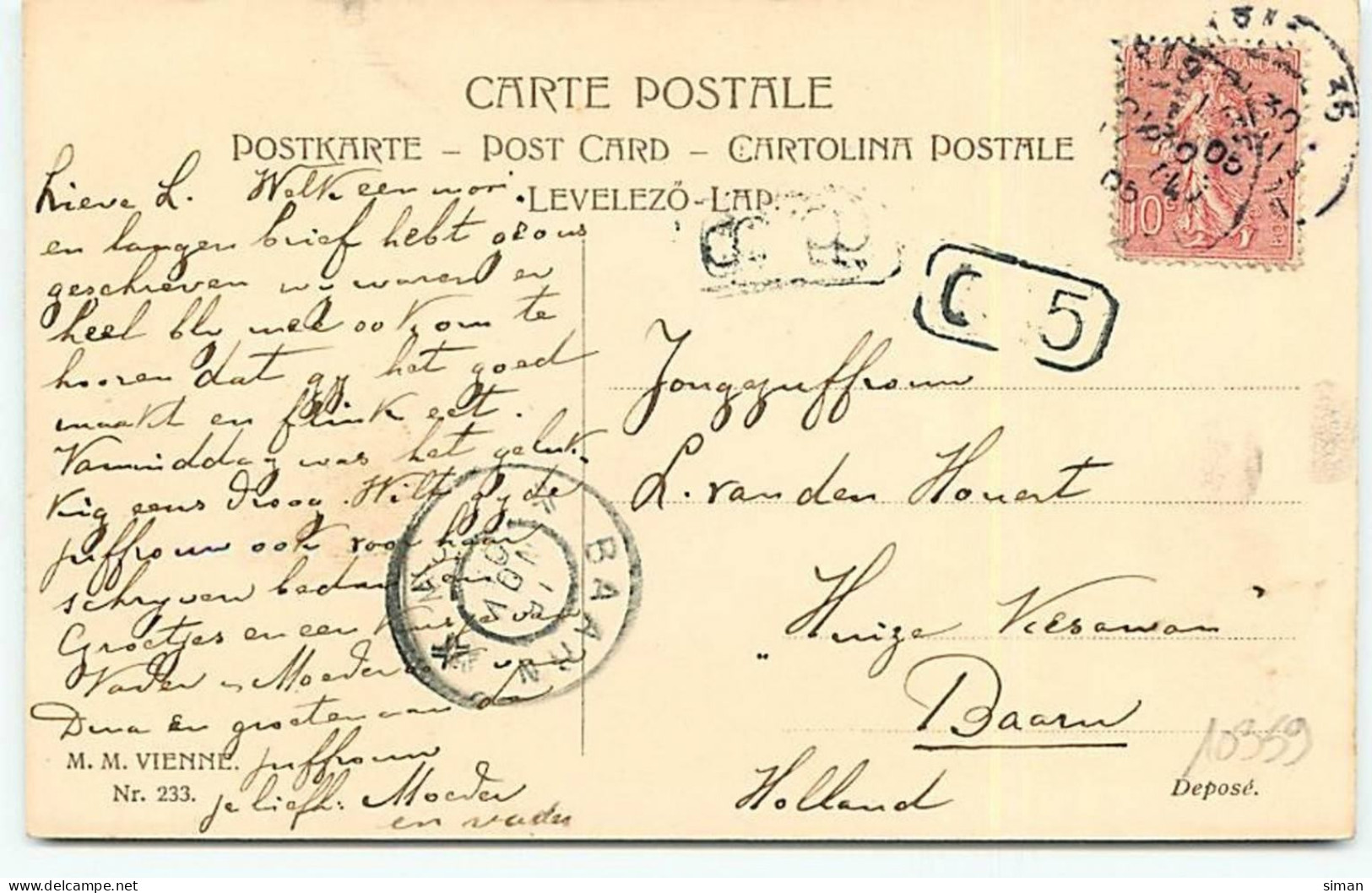 N°10359 - Carte Illustrateur - Ethel Parkinson - MM Vienne N°233 - Fillette - Parkinson, Ethel