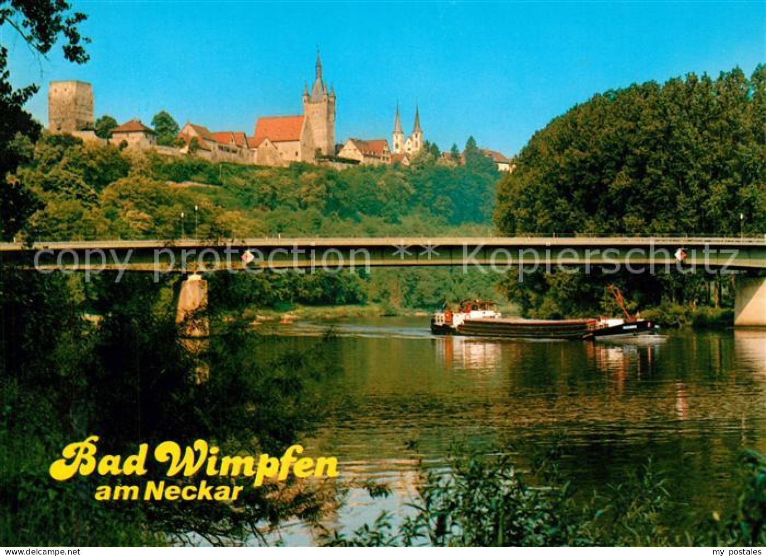 73179914 Wimpfen Bad Blauen Turm Neckarbruecke Wimpfen Bad - Bad Wimpfen
