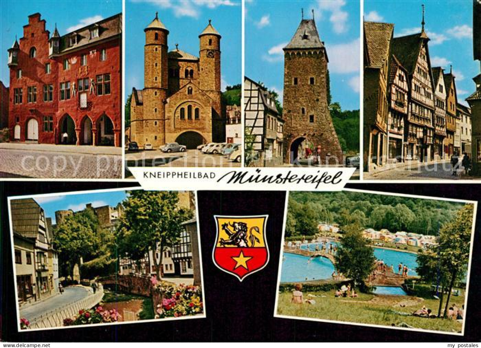 73179479 Muenstereifel Bad Rathaus Stiftskirche Werthertor Windeckhaus Schwimmba - Bad Muenstereifel