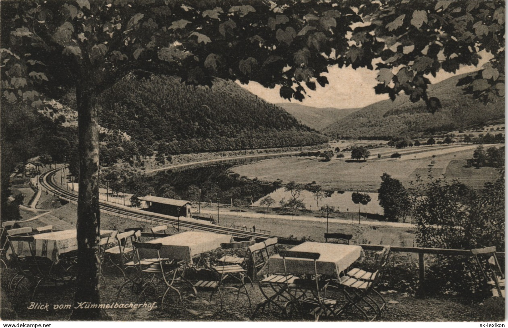 Ansichtskarte Neckargemünd Blick Vom Kümmelbacherhof, Bahnhof 1912 - Neckargemuend