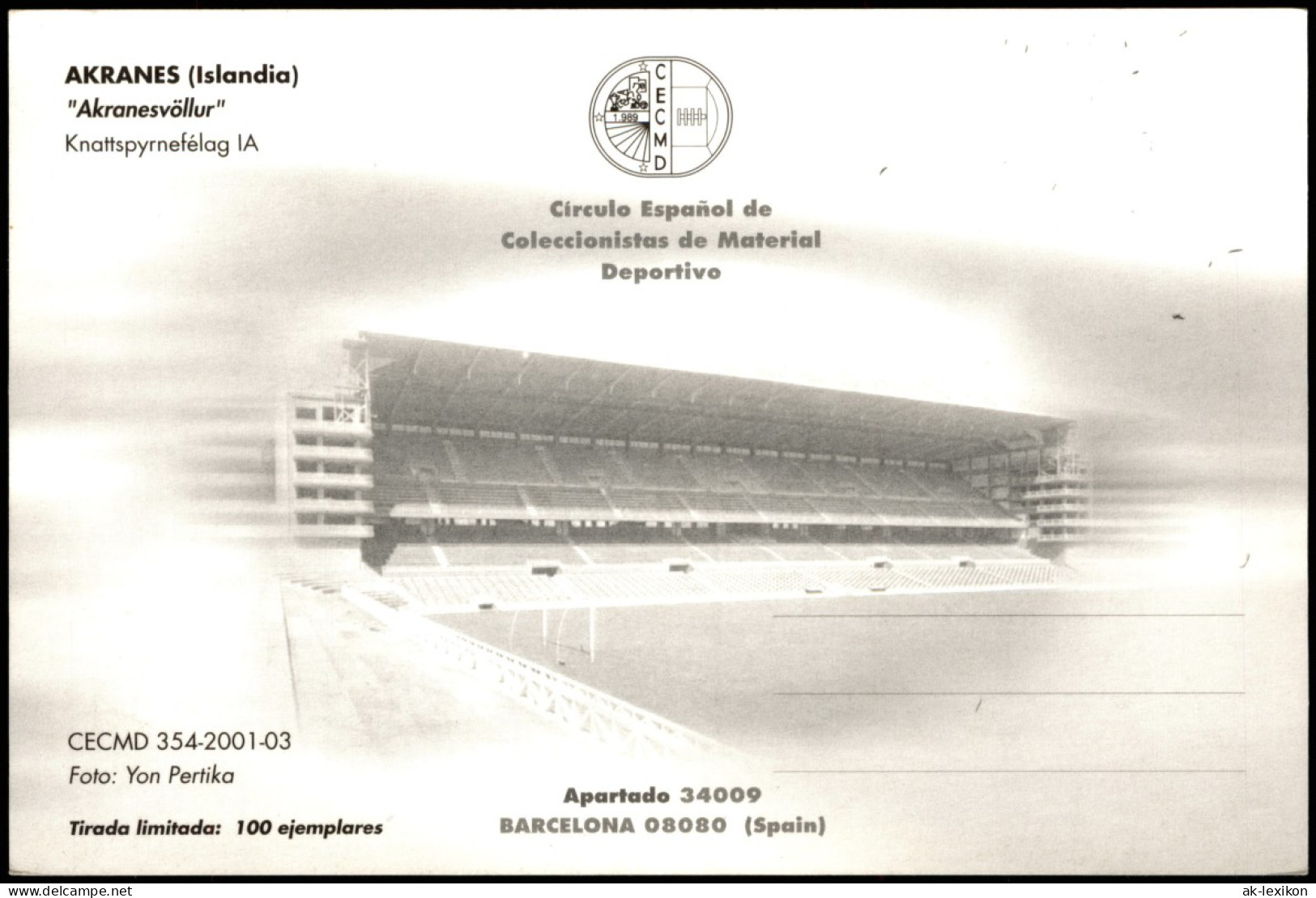 Akranes "Akranesvöllur" Knattspyrnefélag IA Iceland Stadion 1995 - Islande