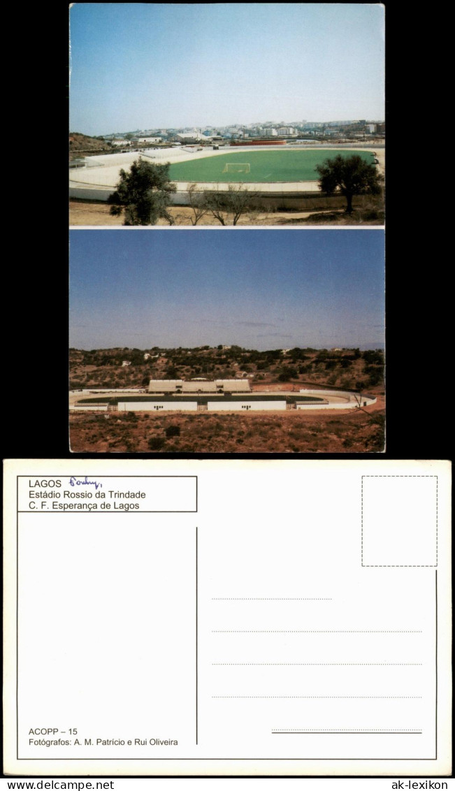 Postcard Lagos Estádio Rossio Da Trindade Stadion 1991 - Nigeria