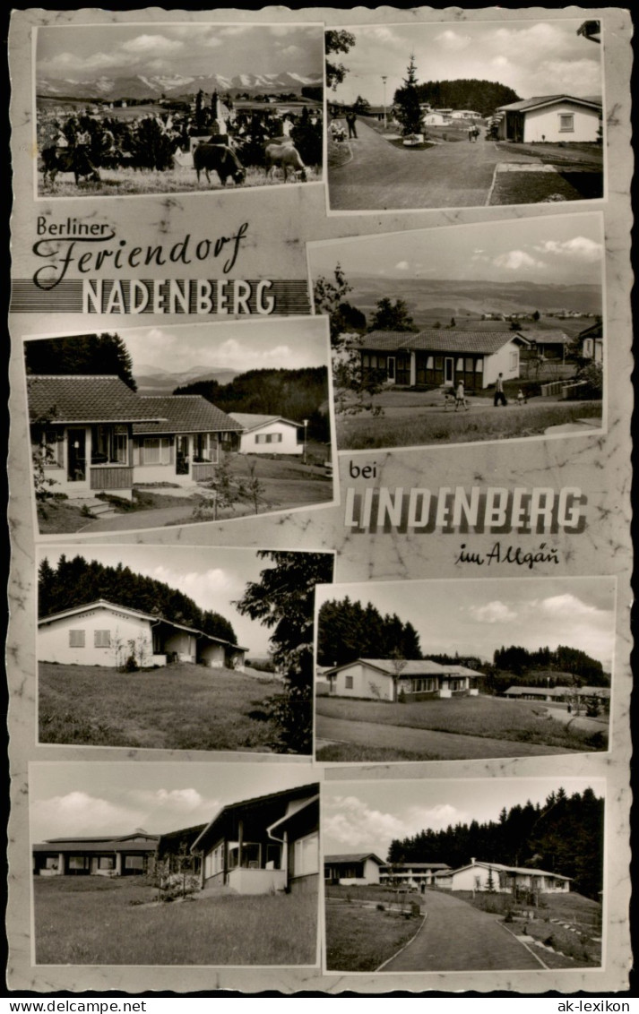 Nadenberg (Dorf)-Lindenberg  Allgäu Berliner Feriendorf Nadenberg 1961 - Lindenberg I. Allg.