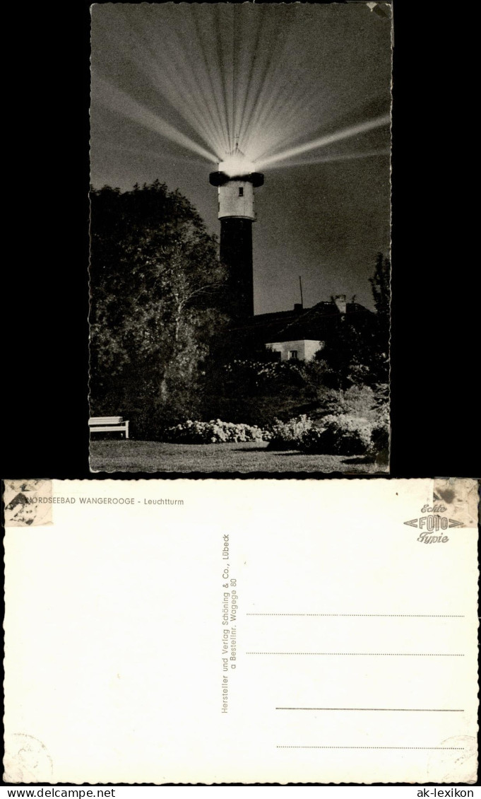 Ansichtskarte Wangerooge Partie Am Leuchtturm Lighthouse 1950 - Wangerooge