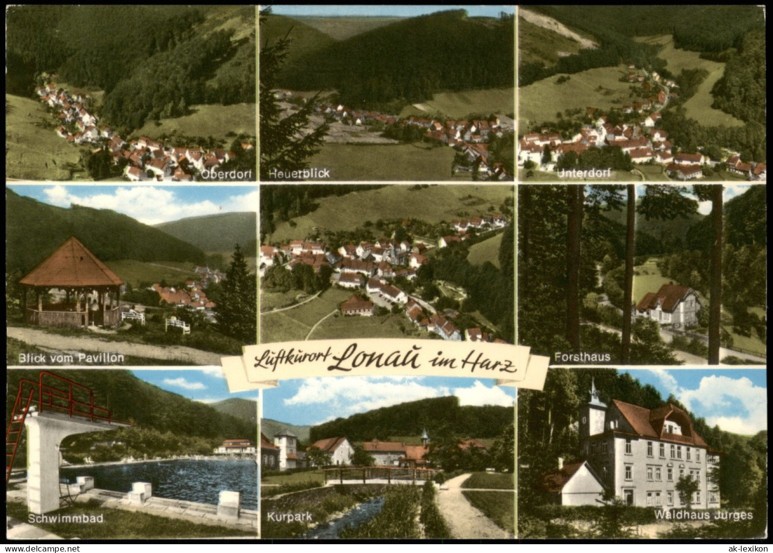 Lonau-Herzberg (Harz)   Schwimmbad, Waldhaus, Forsthaus Uvm. 1976 - Herzberg