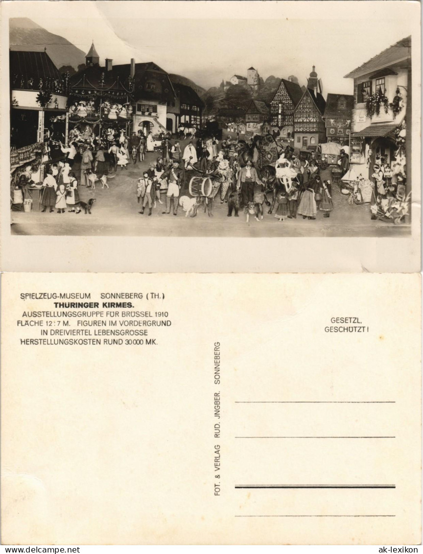 Ansichtskarte Sonneberg Deutsches Spielzeugmuseum Th. Kirmes 1938 - Sonneberg