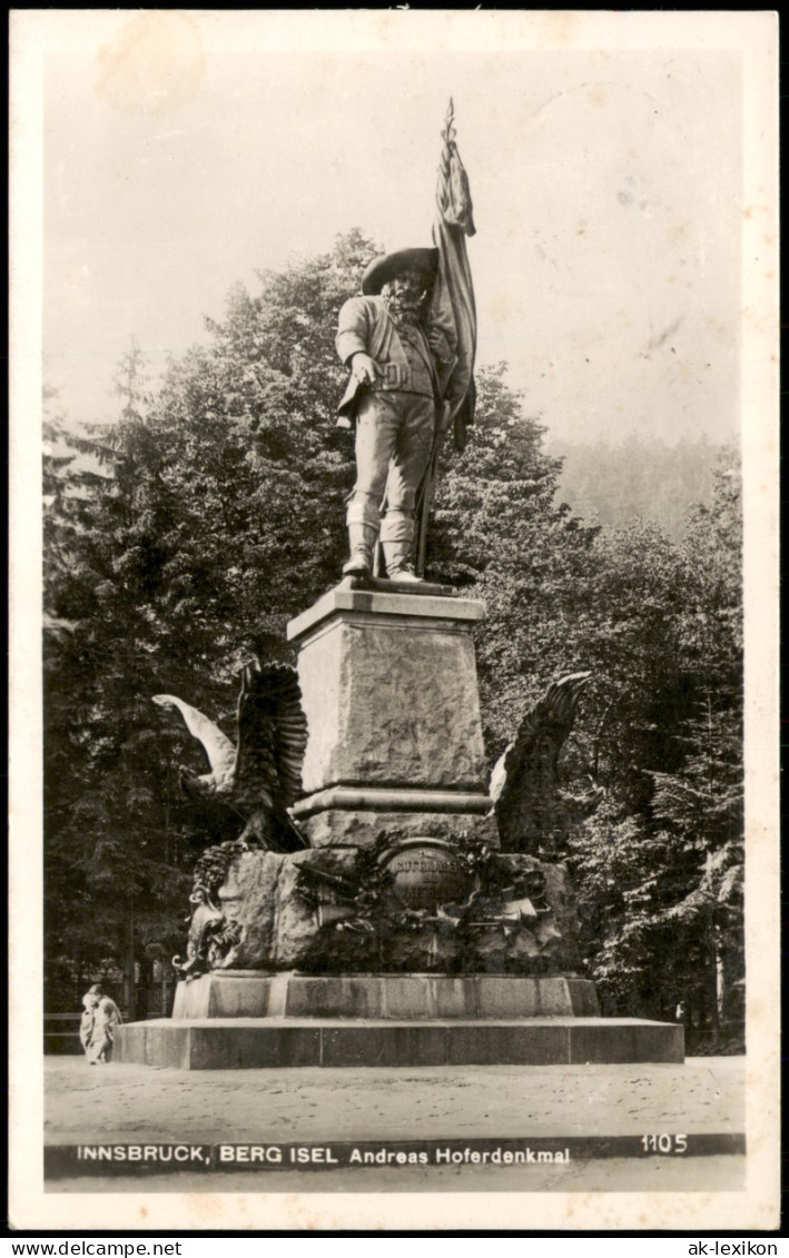 Ansichtskarte Innsbruck Berg Isel - Andreas Hofer Denkmal 1935 - Innsbruck