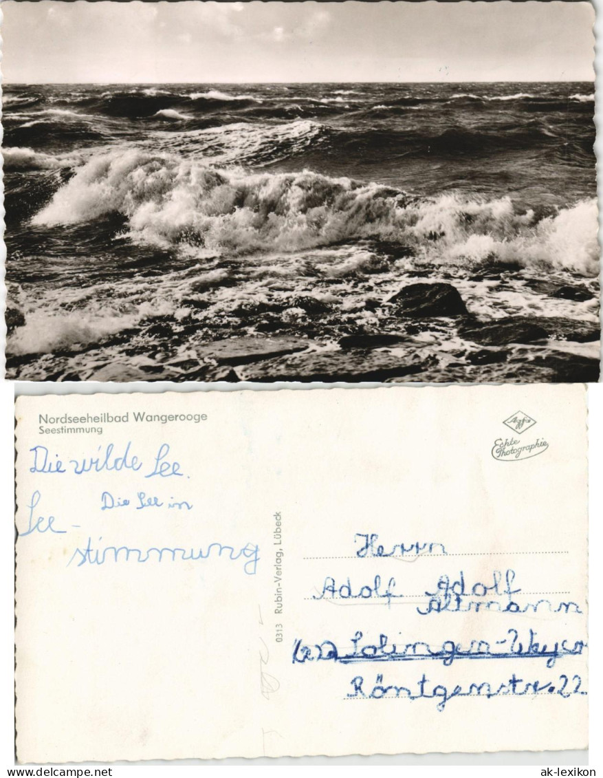 Ansichtskarte Wangerooge Seestimmung 1965 - Wangerooge