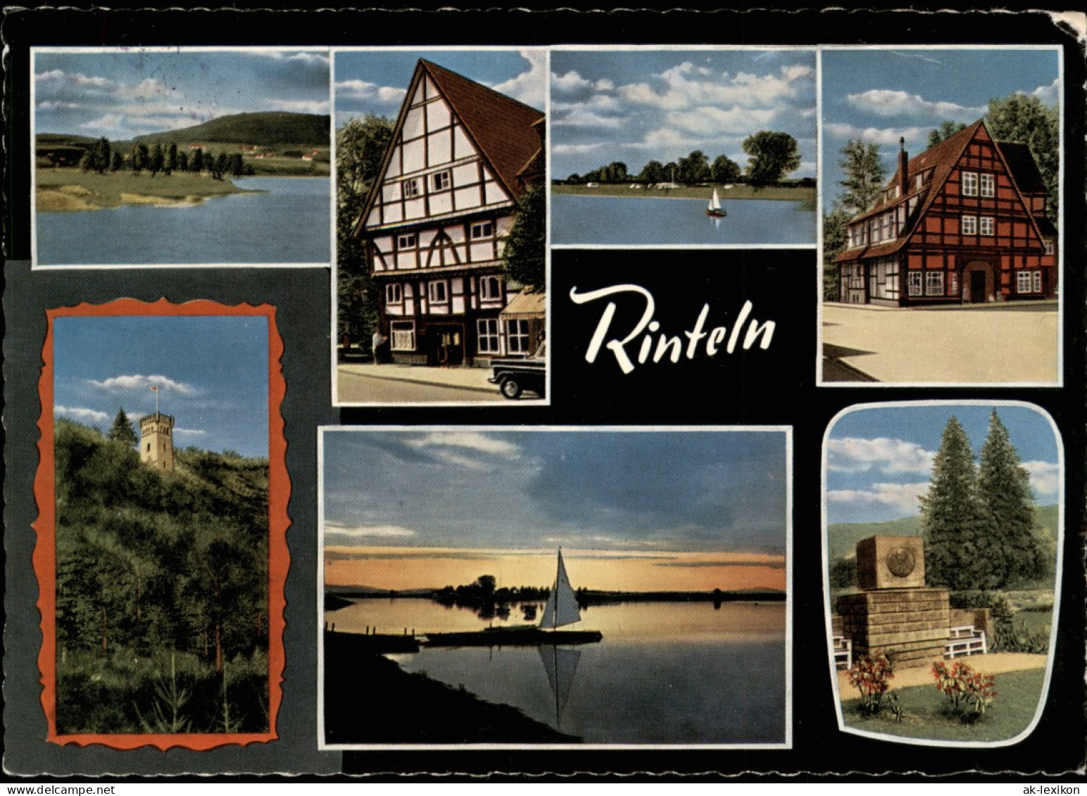 Ansichtskarte Rinteln Mehrbild-AK Mit Orts- Und Umland-Ansichten 1962 - Rinteln