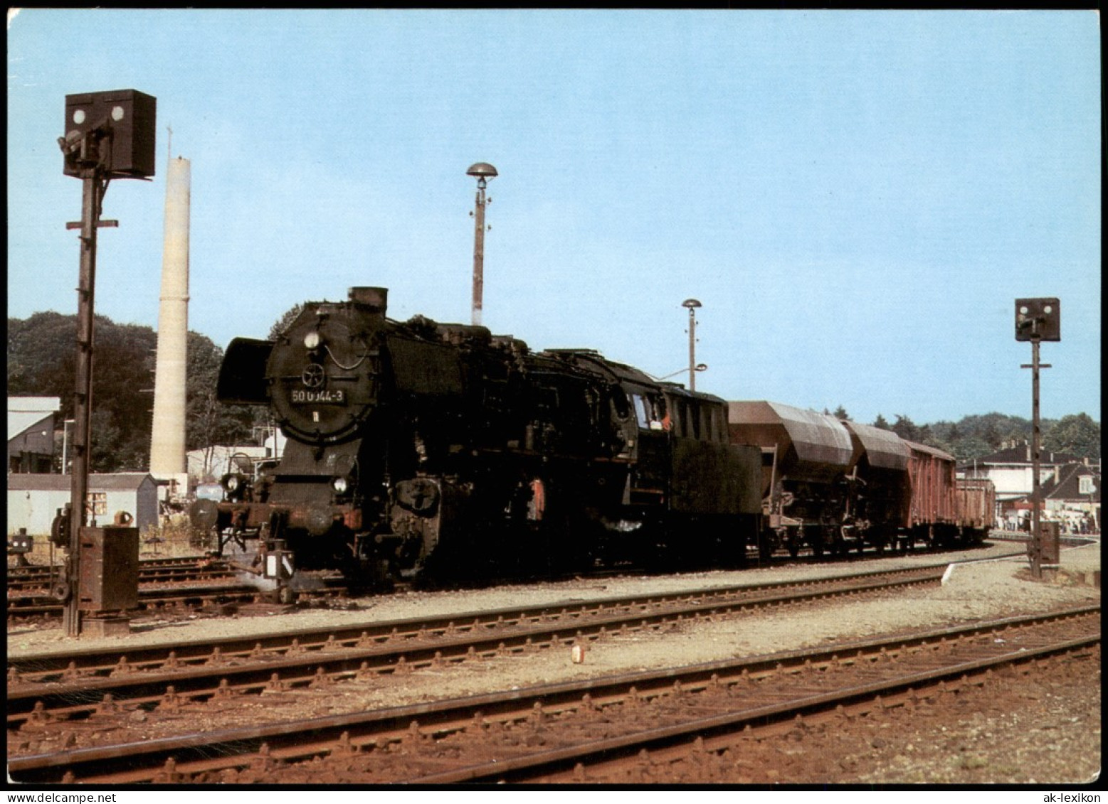 Ansichtskarte Bad Doberan Dampflokomotive BR 50.0 Im Bahnhof 1985 - Bad Doberan