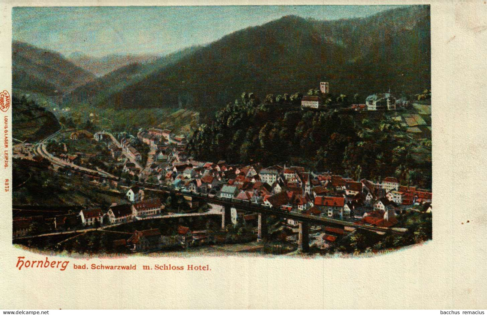 HORNBERG Bad.Schwarzwald M.Schloss Hotel  1904 - Hornberg