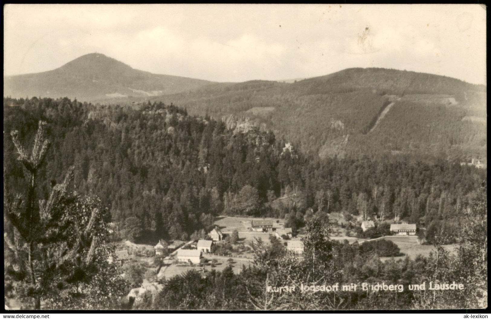 Ansichtskarte Jonsdorf Panorama-Ansicht Mit Buchberg Und Lausche 1968 - Jonsdorf