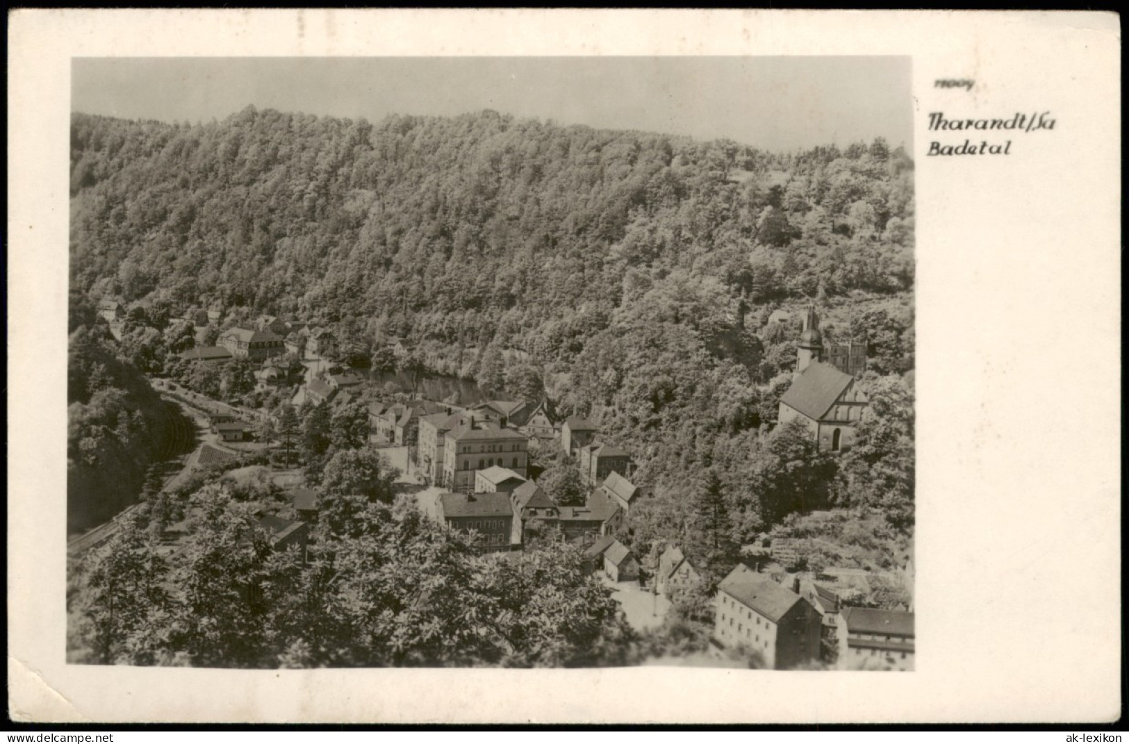 Ansichtskarte Tharandt Stadtansicht 1958 - Tharandt