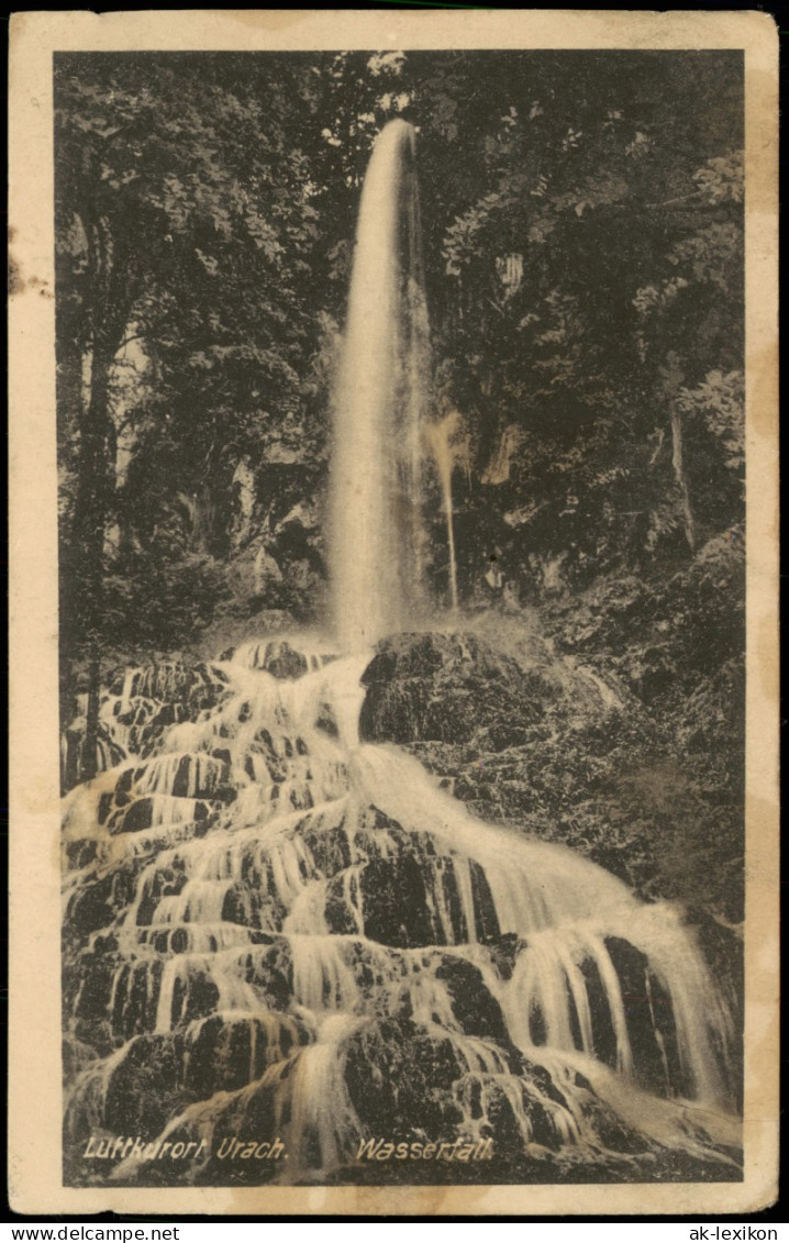 Ansichtskarte Bad Urach Uracher Wasserfall 1917  Gel. Feldpost - Bad Urach