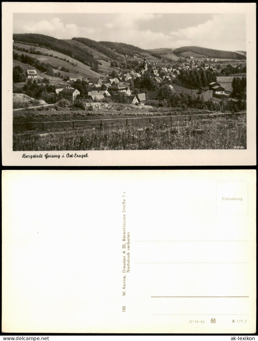 Ansichtskarte Geising-Altenberg (Erzgebirge) Totale 1962 - Geising