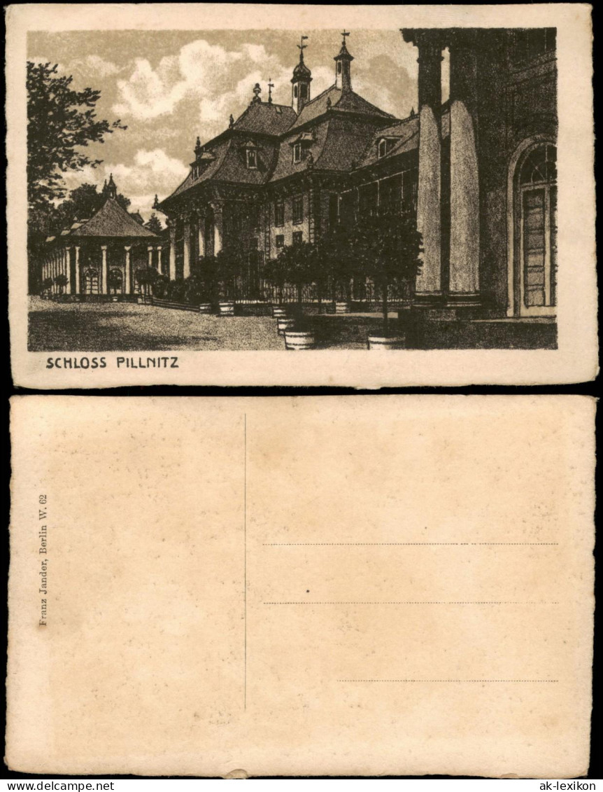 Ansichtskarte Pillnitz Schloss Pillnitz - Künstlerkarte 1924 - Pillnitz