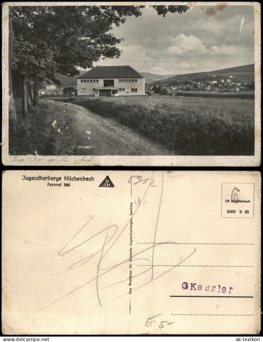 Ansichtskarte Hilchenbach Jugendherberge 1935 - Hilchenbach