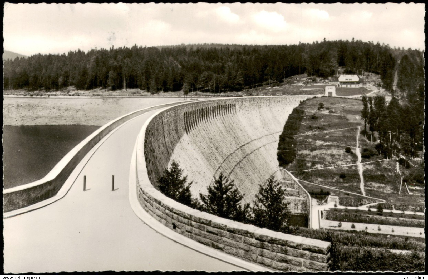 Ansichtskarte Forbach (Baden) Schwarzenbach-Talsperre 1962 - Forbach