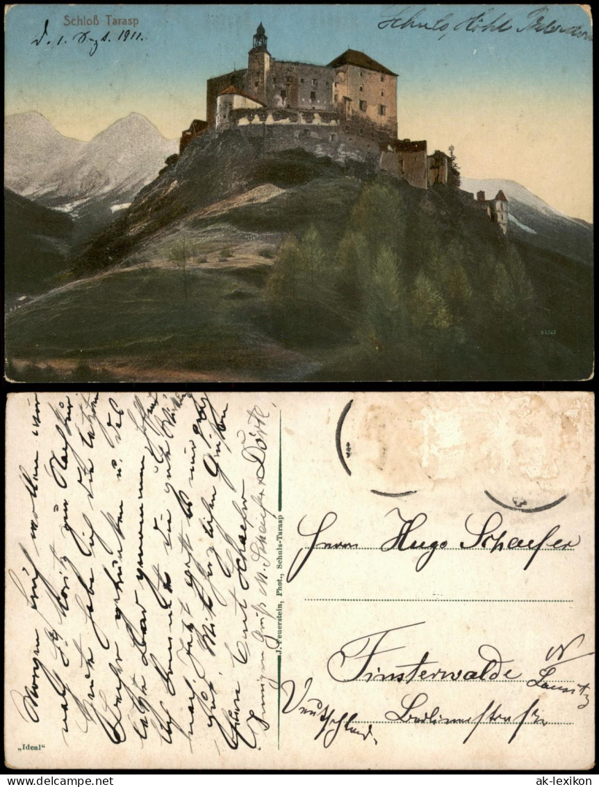 Ansichtskarte Tarasp Schloss Tarasp 1913 - Autres & Non Classés