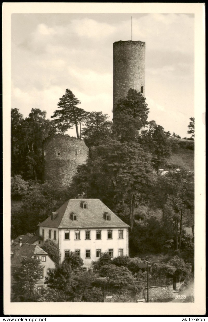 Ansichtskarte Bad Lobenstein Der Alte Turm Zur DDR-Zeit 1957 - Lobenstein