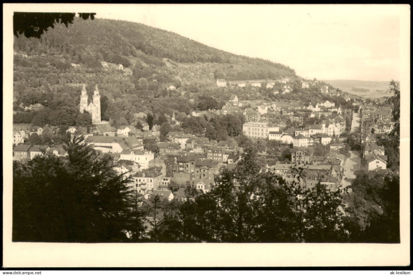 Ansichtskarte Sonneberg Panorama-Ansicht 1955 - Sonneberg