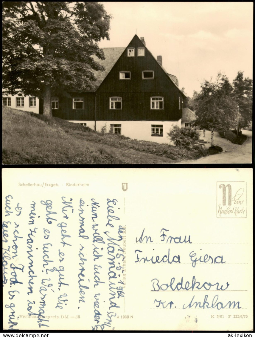 Schellerhau-Altenberg (Erzgebirge) Kinderheim Im Erzgebirge Zur DDR-Zeit 1975 - Schellerhau