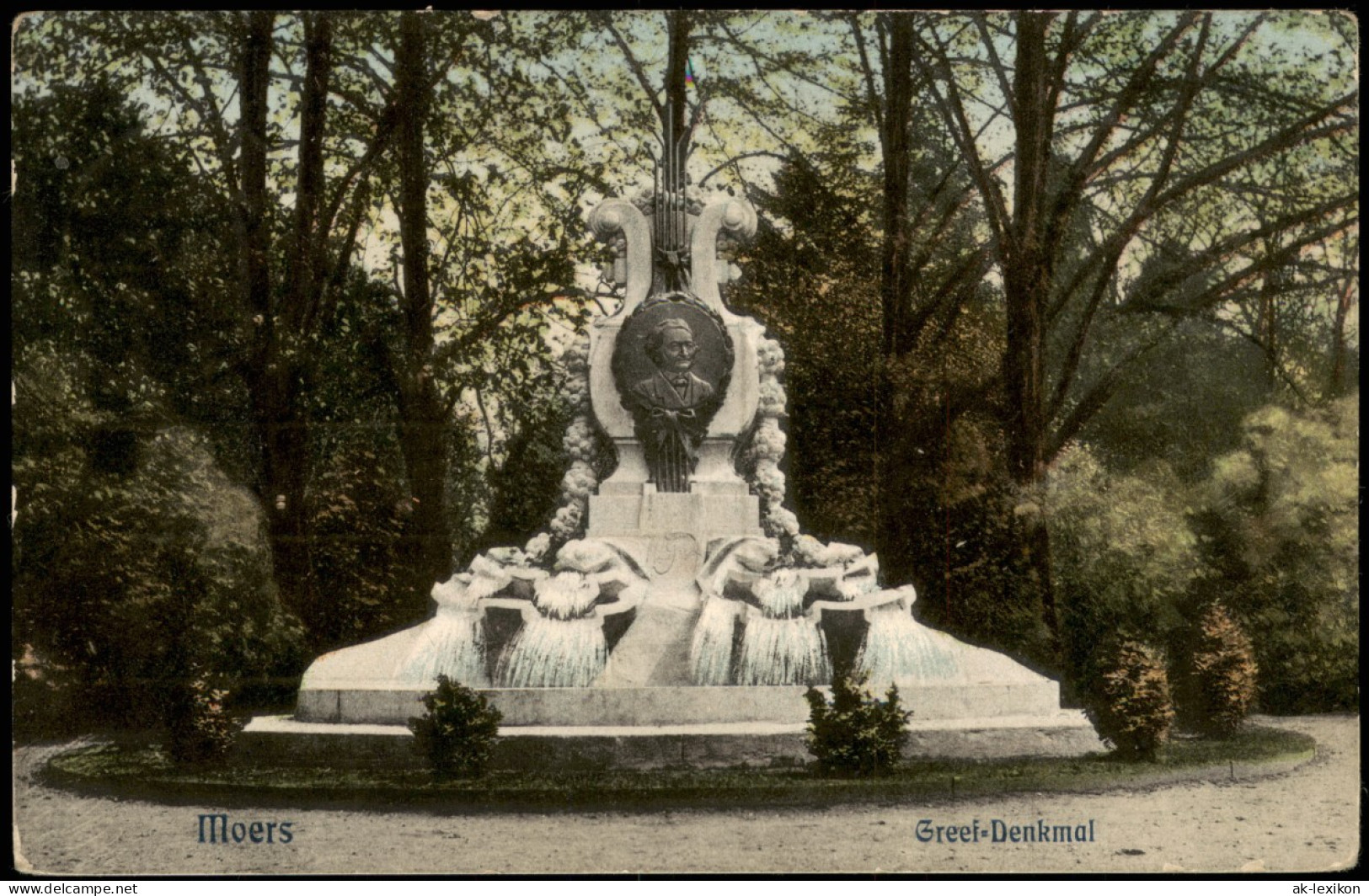 Ansichtskarte Moers Greef Denkmal 1910 - Mörs