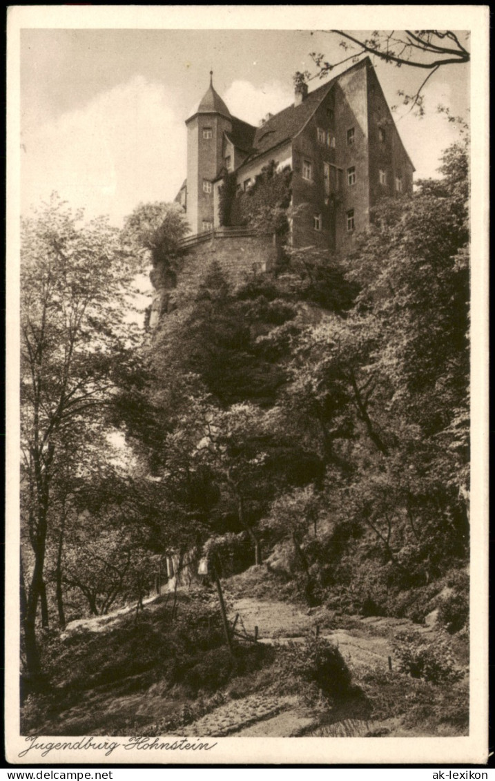 Ansichtskarte Hohnstein (Sächs. Schweiz) Jugendburg 1928 - Hohnstein (Saechs. Schweiz)