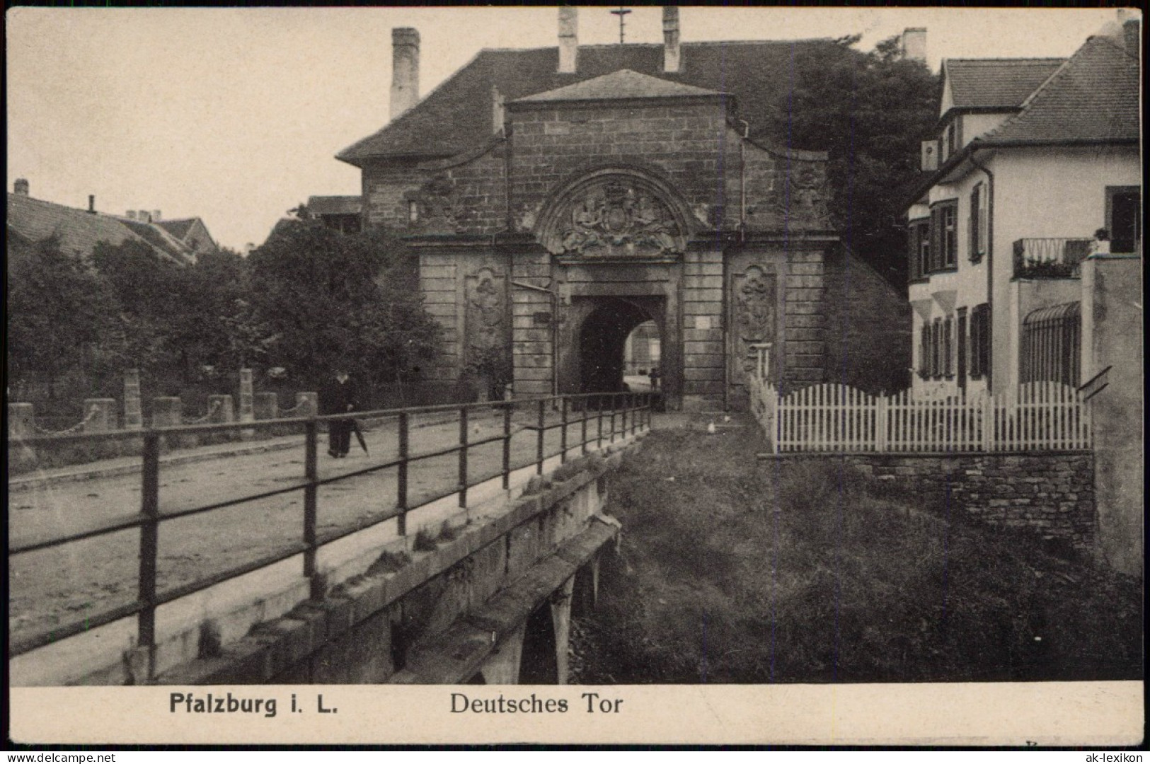 Pfalzburg (Lothringen) Phalsbourg Deutsches Tor, Lothringen Loraine 1916 - Phalsbourg