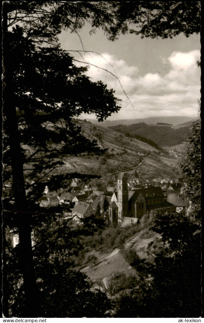 Ansichtskarte Alpirsbach Blick Auf Das Kloster Im Schwarzwald 1964 - Alpirsbach