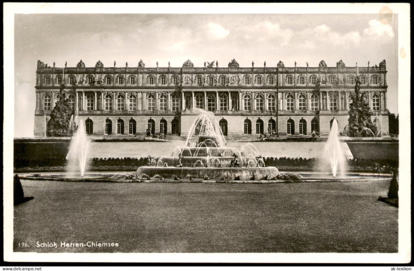 Ansichtskarte Chiemsee Schloss Herren-Chiemsee Herreninsel Mit Schloss 1951 - Chiemgauer Alpen