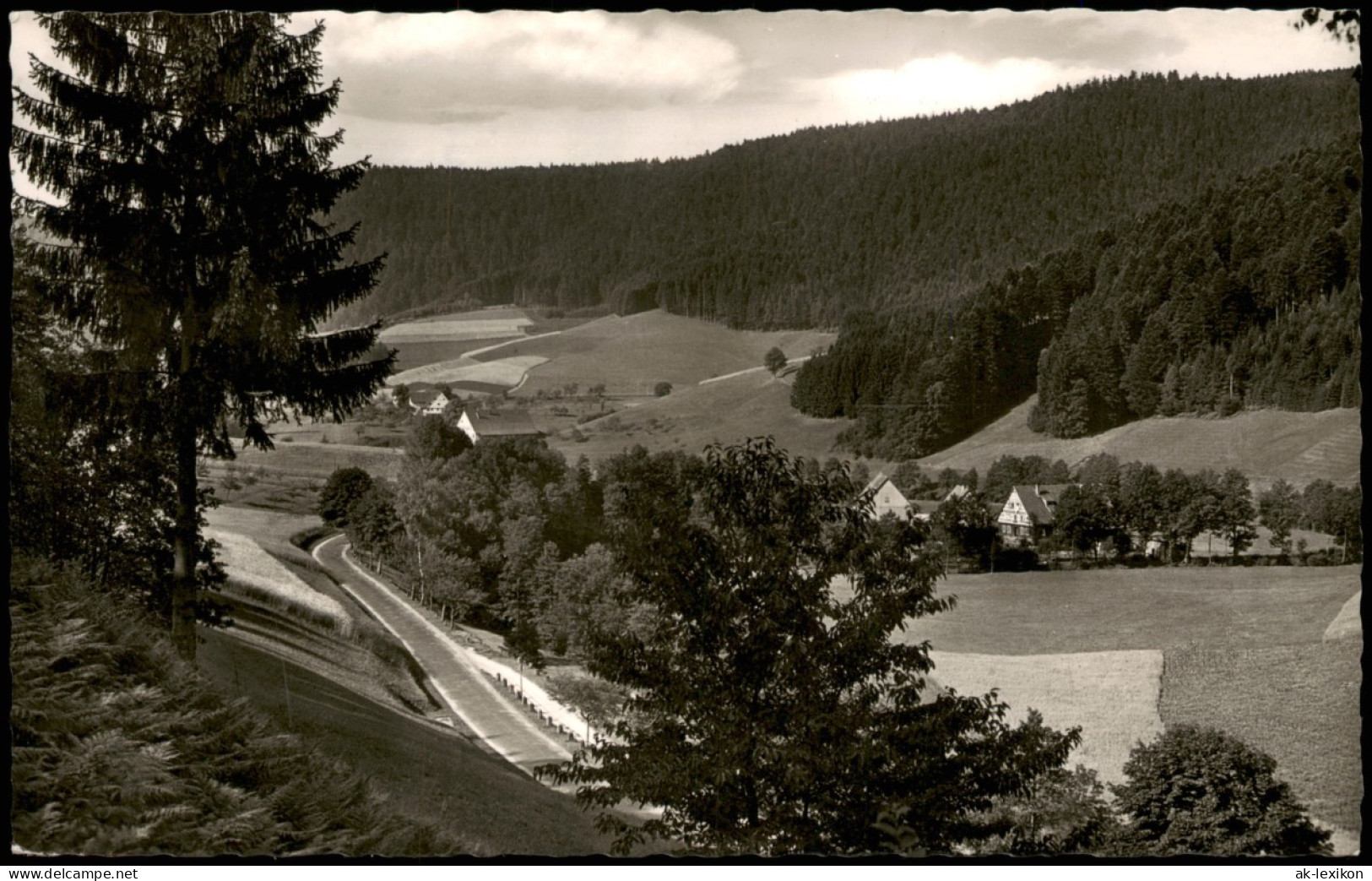 Ansichtskarte Ehlenbogen-Alpirsbach Umland-Ansicht; Ort Im Schwarzwald 1956 - Alpirsbach