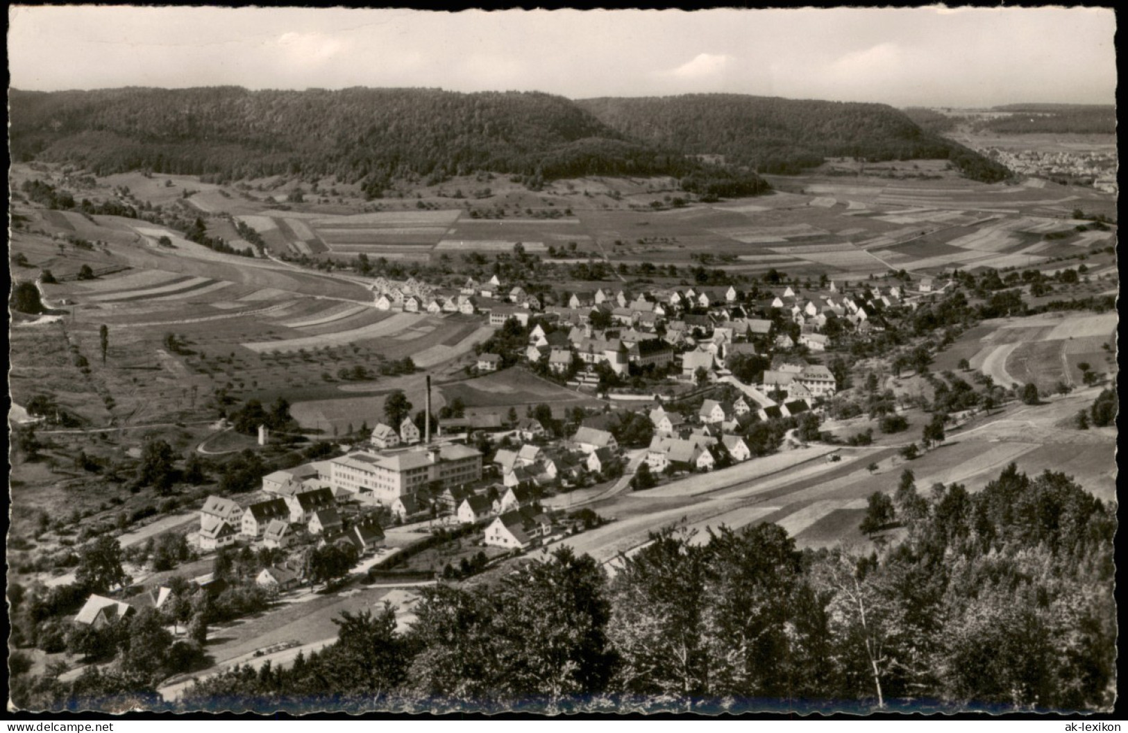 Ansichtskarte Margrethausen-Albstadt Stadt Und Fabrik, Fotokarte 1961 - Albstadt