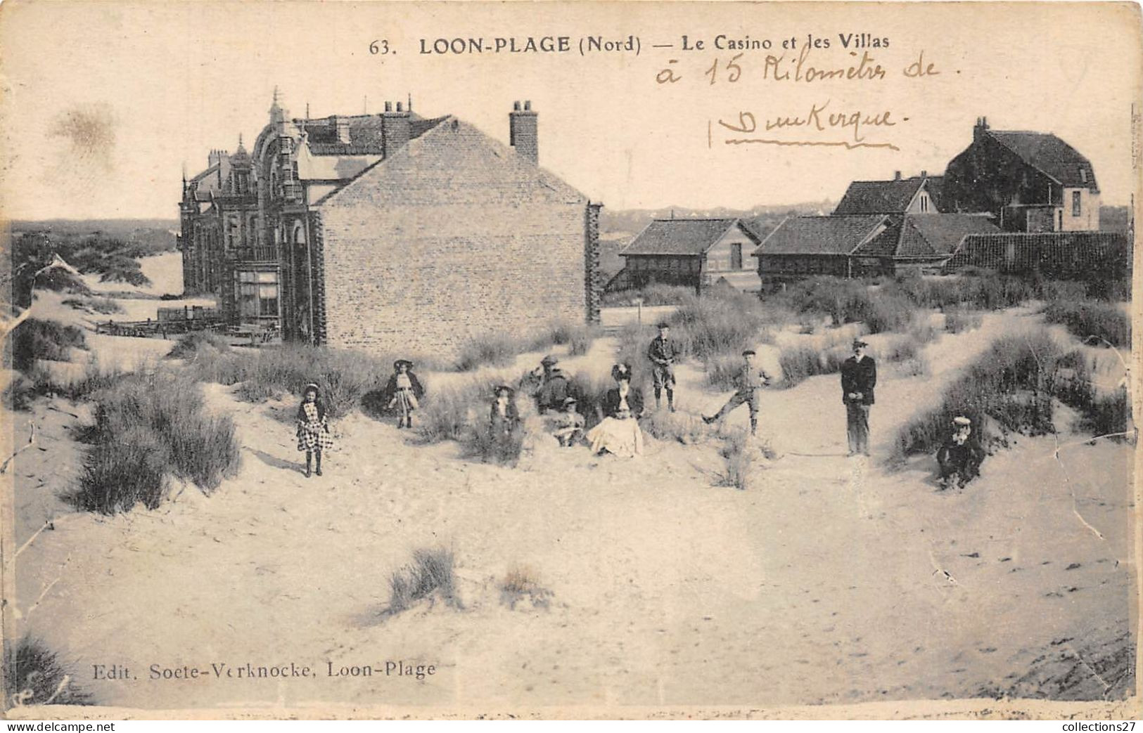 59-LOON-PLAGE- LE CASINO ET LES VILLAS - Loos Les Lille