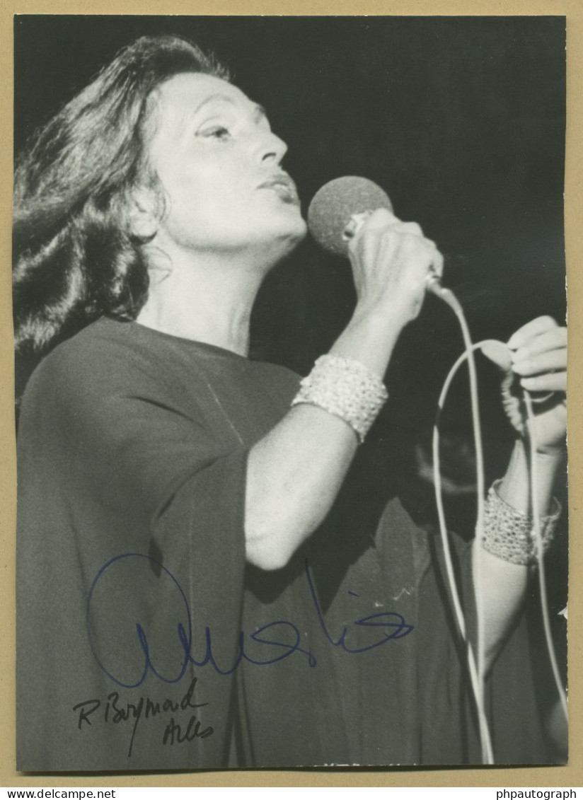 Amalia Rodrigues (1920-1999) - Portuguese Fadista - Rare Signed Photo - COA - Cantanti E Musicisti