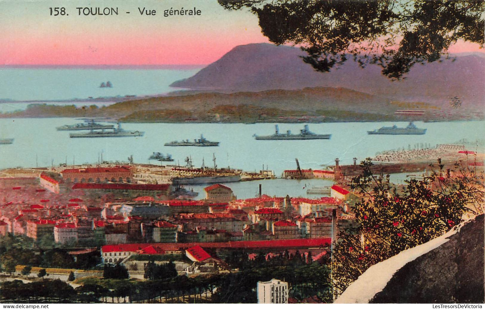 FRANCE - Toulon - Vue Générale De La Ville - Colorisé - Carte Postale Ancienne - Toulon
