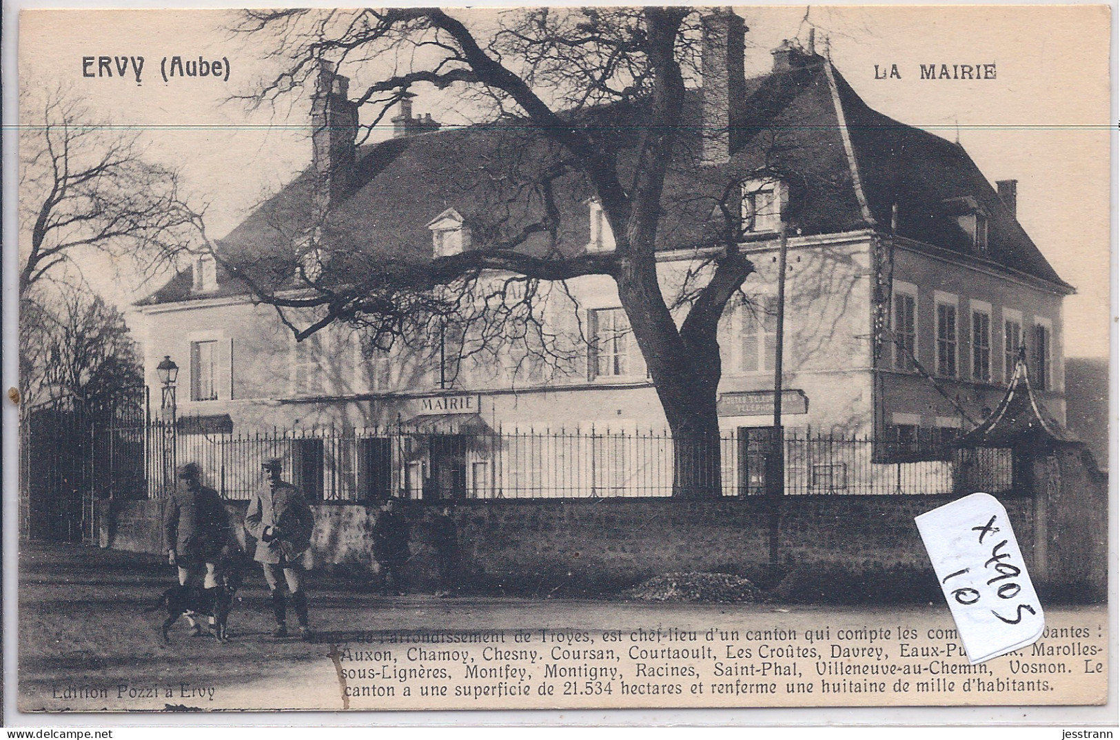 ERVY- LA MAIRIE- MILITAIRES - Ervy-le-Chatel