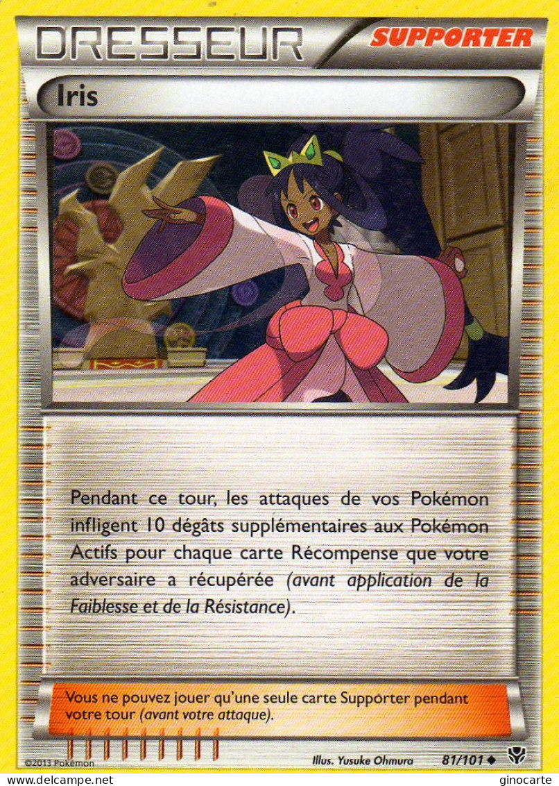 Carte Pokemon 81/101 Iris 2013 - Sonstige & Ohne Zuordnung