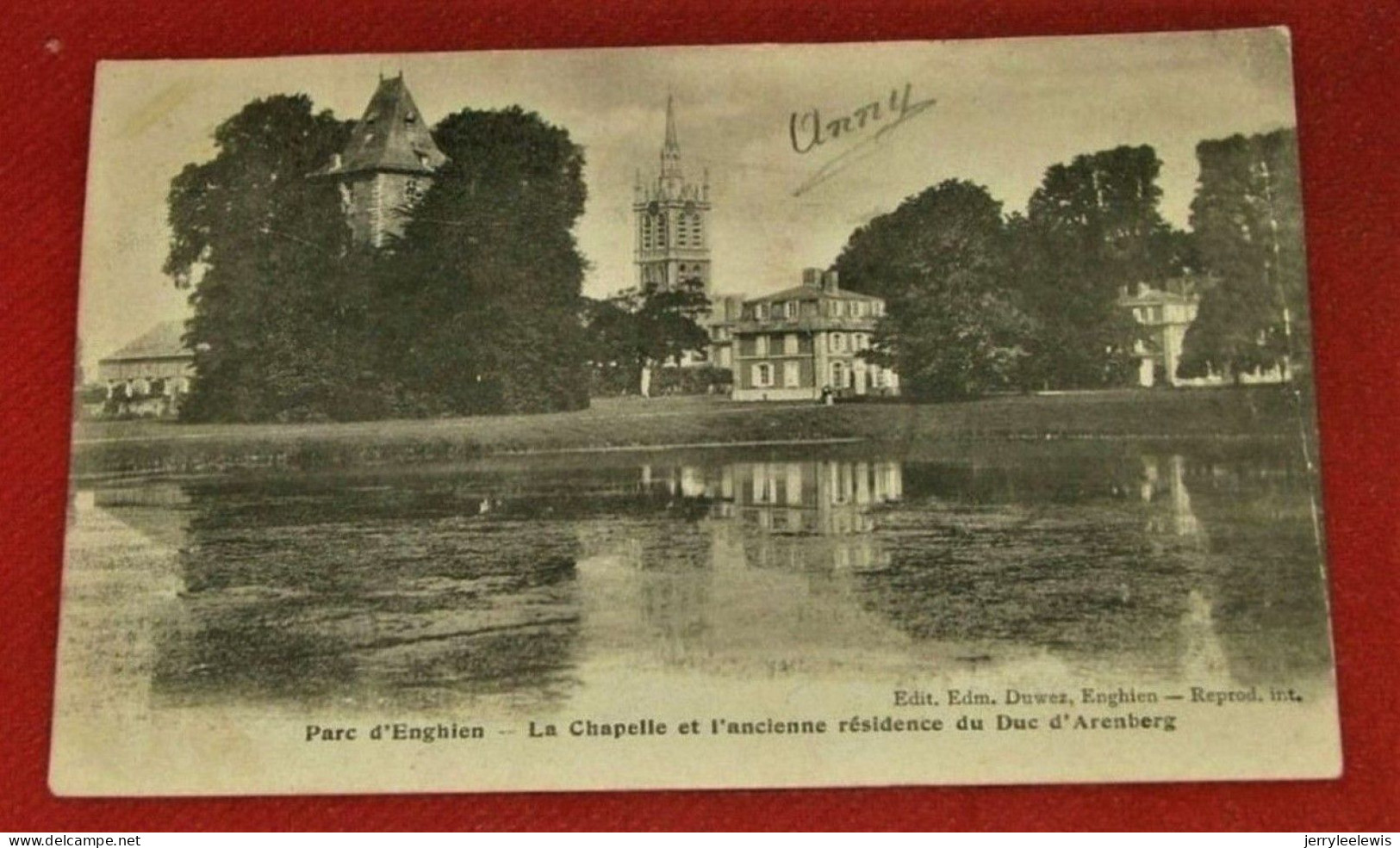 ENGHIEN - EDINGEN -  Parc D'Enghien Et L'ancienne Résidence Du Duc D'Arenberg -  1906  - - Edingen