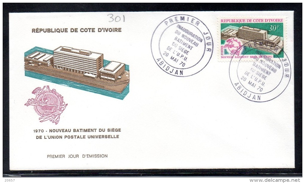 Côte D'ivoire 0301 Fdc UPU , Genève - U.P.U.