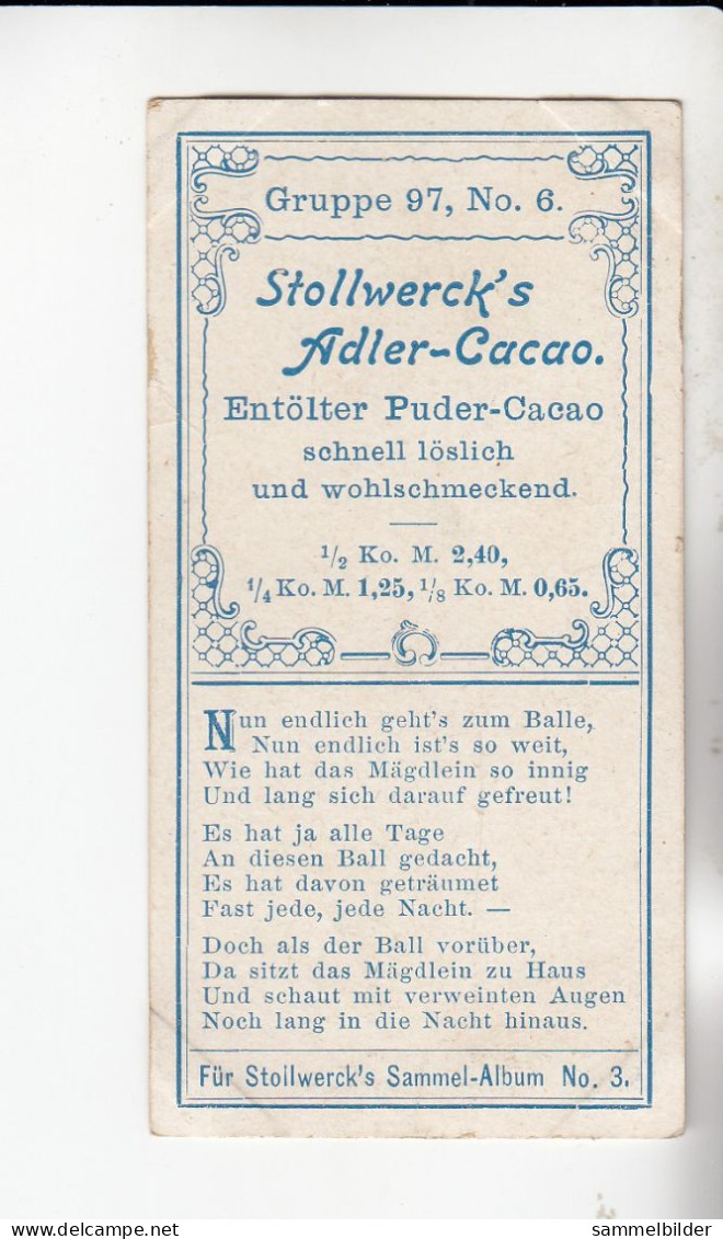 Stollwerck Album No 3 Wiener Bilder Enttäuscht   Grp 97# 6 Von 1899 - Stollwerck