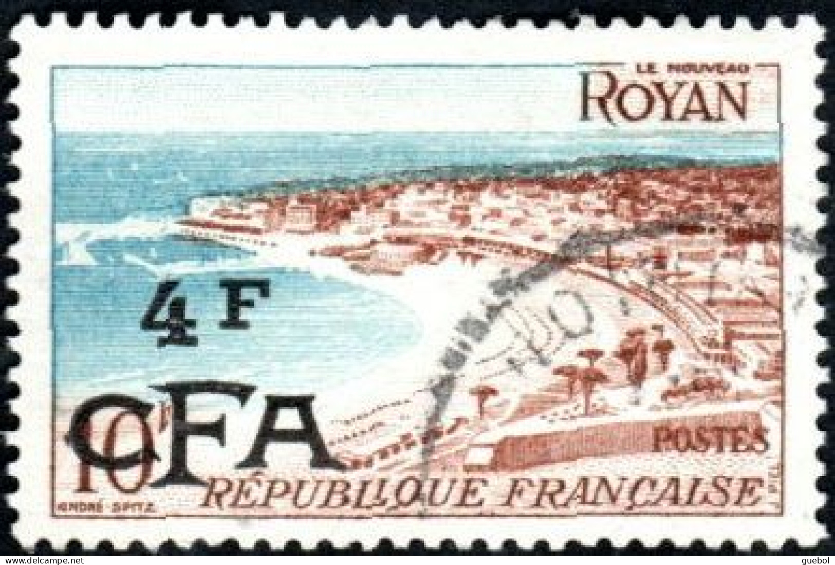 Réunion Obl. N° 312 - Plage De Royan - Used Stamps