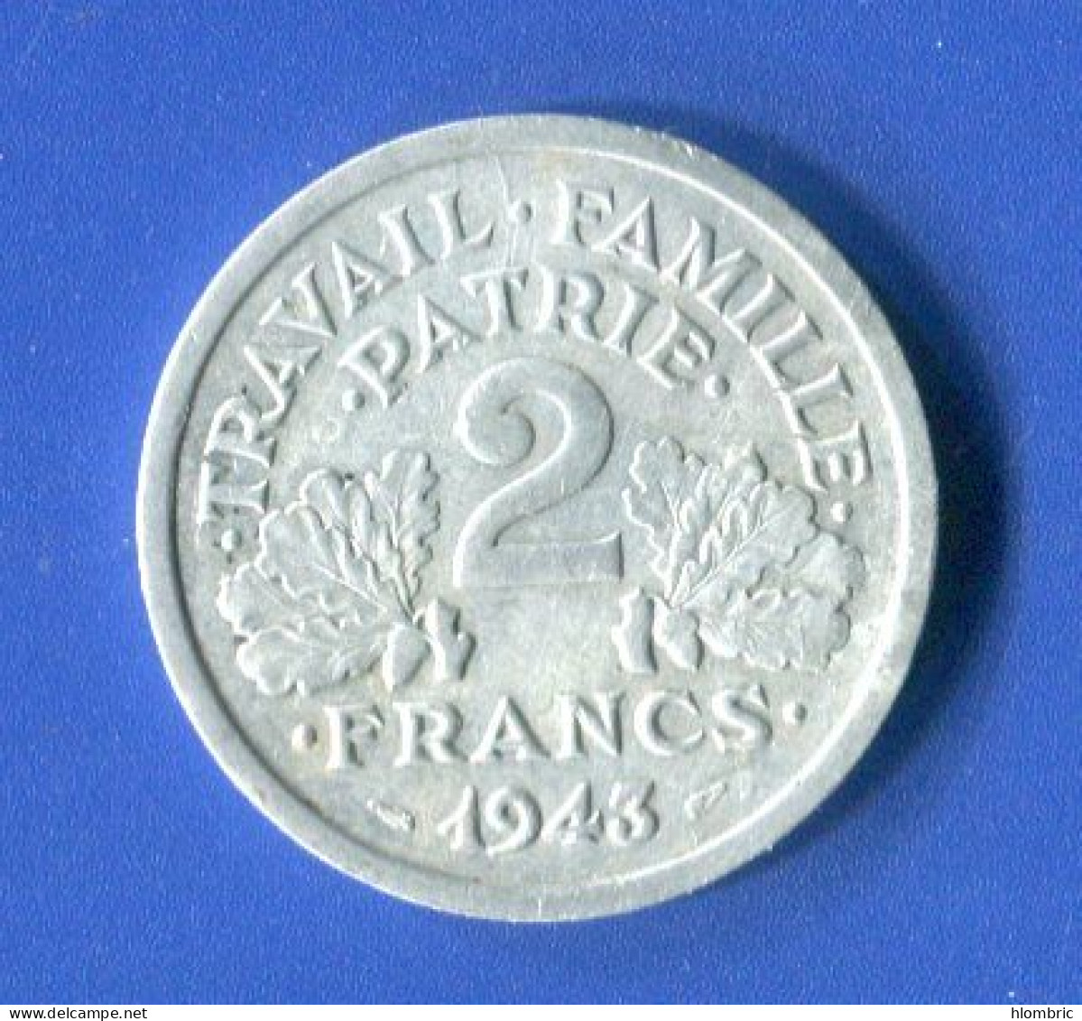 2 Fr  1943 B  Ttb +++ - 2 Francs