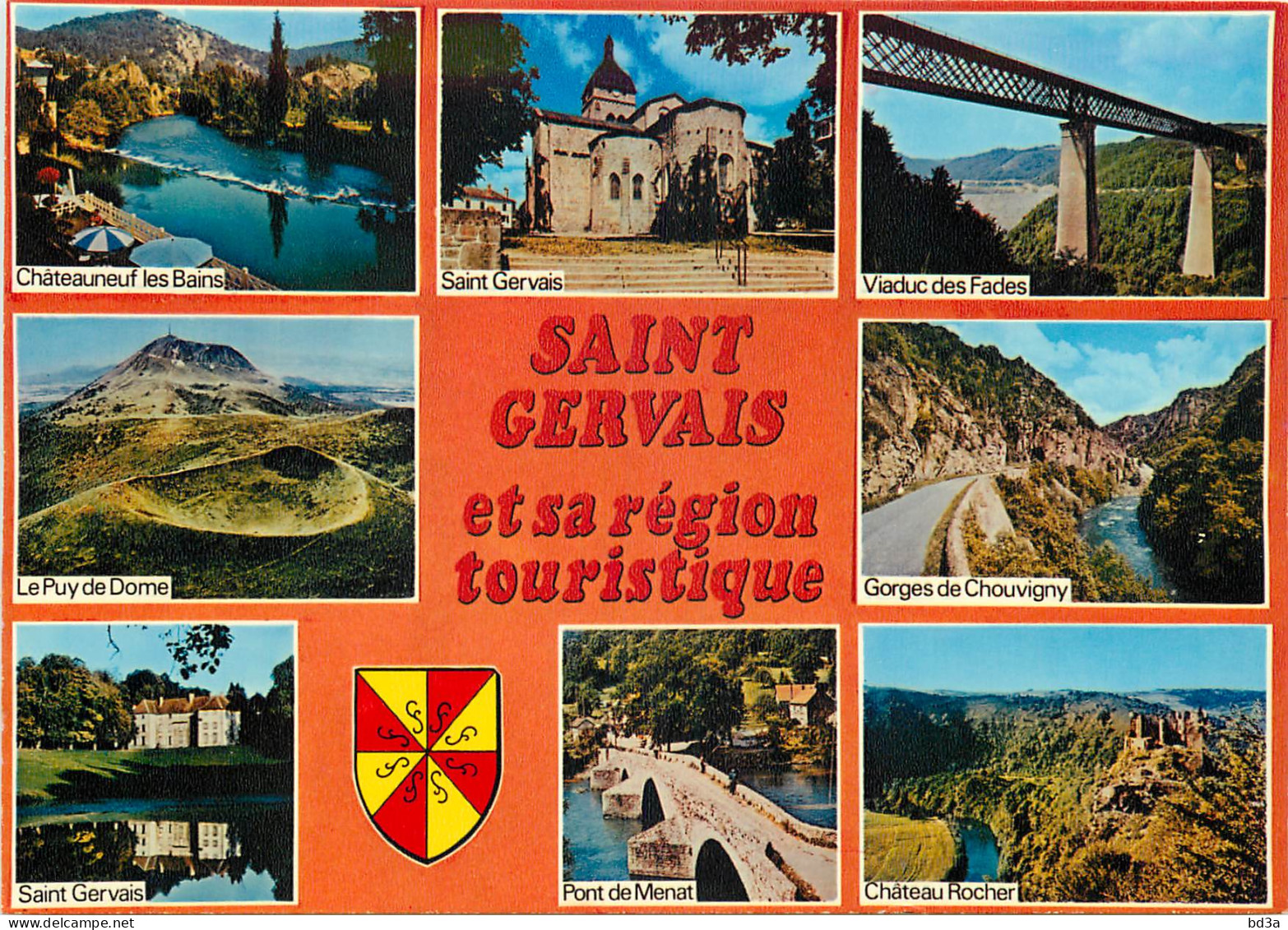 63 SAINT GERVAIS D'AUVERGNE MULTIVUES  - Saint Gervais D'Auvergne