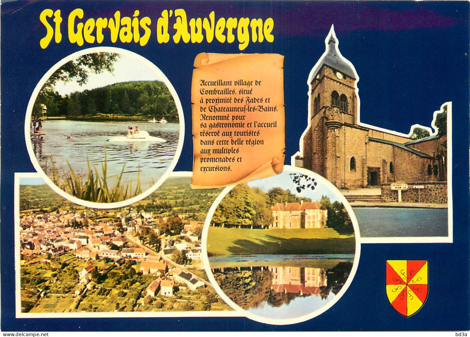 63 SAINT GERVAIS D'AUVERGNE MULTIVUES  - Saint Gervais D'Auvergne