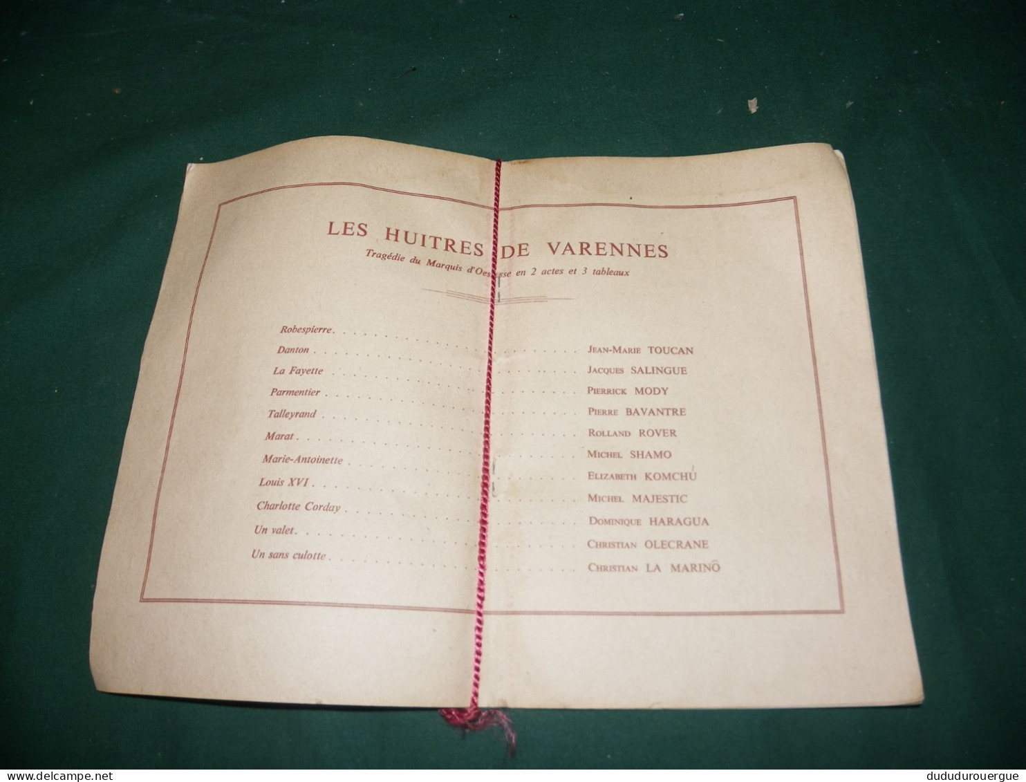 BORDEAUX : AIGLON REVOLUTIONNAIRE DE L ECOLE DE SANTE NAVALE LE 6 DECEMBRE 1966 - Programma's