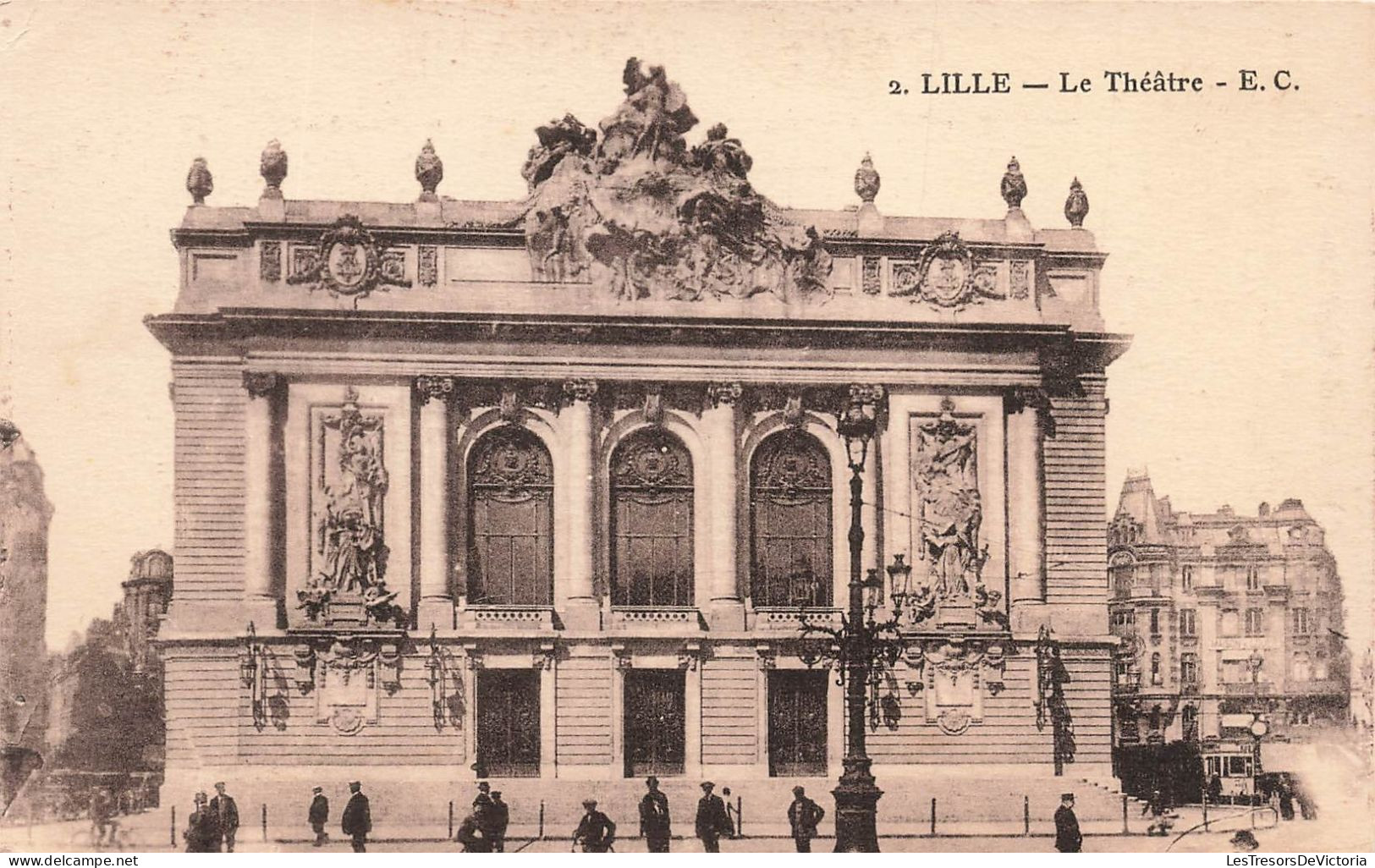 FRANCE - Lille - Le Théâtre - Carte Postale Ancienne - Lille