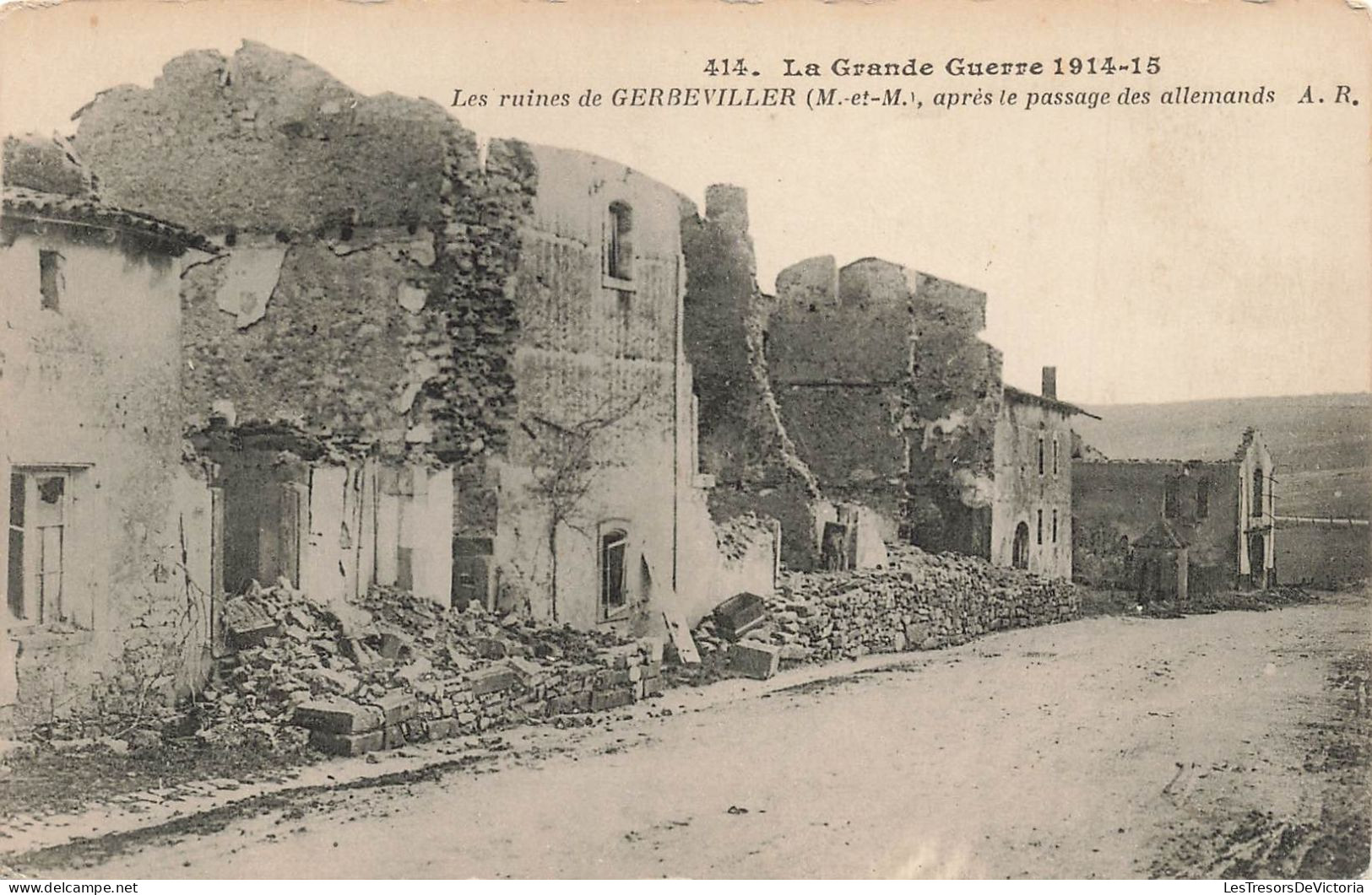 FRANCE - Gerbeviller - Les Ruines Après Le Passage Des Allemands - Carte Postale Ancienne - Gerbeviller